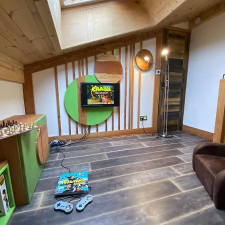 Bel Duplex A Avec Poele A Bois, Wifi, Parking - Fr-1-343-166 Апартаменти Шамоні